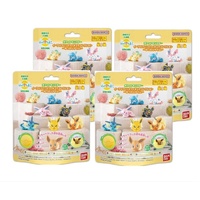 Bandai Bath Ball with Toy 4Packs (75gx4)  Eevee & Friends Figure Collection  (random one)