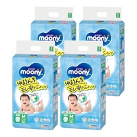 Moony Nappy Pants Size M 4Packs  208pcs (M52x4) 5-10kg 