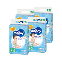 Moony Nappies Size M 1Carton 224pcs (M56x4) 6-11KG 