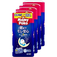 Mamypoko Night Nappy Pants Size XL 1Carton 112pcs (XL28x4) 12-22kg 妈咪宝贝夜用拉拉裤