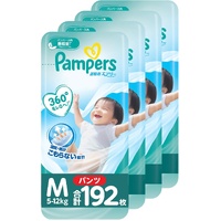 Pampers Breathable Plus Nappy Pants Size M 1Carton 192pcs (M48x4) 5-12KG 