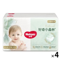Huggies Natural Pants Size XXL 120pcs(XXL30X4)15KG+ 好奇心钻装小森林拉拉裤