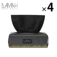 Damah Dark Magic Bamboo-Charcoal Cotton Facial Towels (Disposable) 200pcs -4Packs (抽取式竹炭纤维棉柔巾)