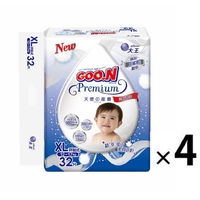 Goo.N Premium Nappies Angel Size XL 4Packs 128pcs (XL32x4) 12-17KG - NEW VERSION 大王天使新版