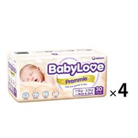 Babylove Premmie Nappies for Premature Babies 1Carton 120pcs (NB30x4) 1.5-3KG