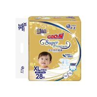 Goo.N Super Premium Nappies Size XL 28PK (12-17KG) 大王光羽