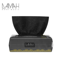 DAMAH Dark Magic Bamboo Charcoal Fabric Facial Towels (Disposable) 1Pack of 50pcs（黑魔法抽取式-竹炭纤维柔巾）