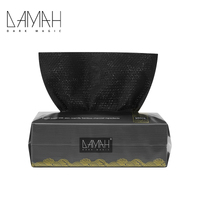 Damah Dark Magic Bamboo-Charcoal Cotton Facial Towels (Disposable) 50pcs -1Pack (抽取式竹炭纤维棉柔巾)