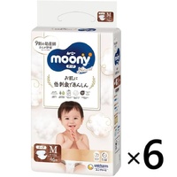 Moony Natural Nappies Size M 6Packs 276pcs (M46x6) 6-11KG