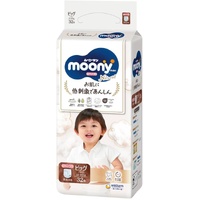 Moony Natural Nappy Pants Size XL 6Packs 192pcs (XL32x6) 12-22KG