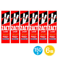 Lion Zact Toothpaste for Smokers 6Packs 900g (150gx6) Japan Version