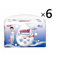 Goo.N Premium Nappy Pants Angel Size L 1Carton  204pcs (L34x6) 9-14KG  大王 天使拉拉裤