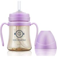 Grosmimi Straw Cup PPSU 200ml (6M+)  -Pure Lavender 吸管杯