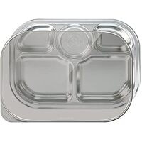 Grosmimi Stainless SUS304 Baby Food Tray with Lid (5 Compartment)