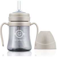 Grosmimi Straw Cup Dark Series PPSU 200ml (6M+) -Cream Beige 吸管杯