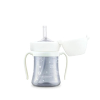 Grosmimi Space Edition PPSU Straw Cup 200ml(6M+) -White 星空系列