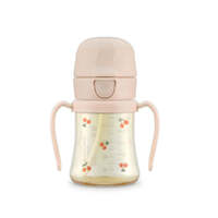 Grosmimi Cherrish Edition PPSU Straw Cup 200ml (6M+) -Sweet Peach 吸管杯