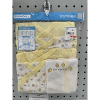 Elfindoll Japan Style Underwear 100% Cotton for Newborn Baby 5 Pack- 日本製内衣