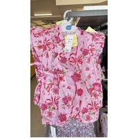 Nishimatsuya  Girl Jinbei Kimono Onesie Size 70cm - 80cm (Pink) 西松屋连体和服