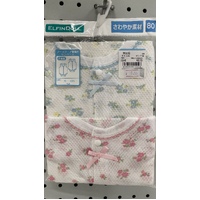 Elfindoll Japan 100% Cotton Baby Onesie 2 Pack Size 60cm - 西松屋婴儿连体衣