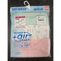 Elfindoll Baby Girl Vest 3 Pack Size 80-95cm - 西松屋吸水速干背心3件套