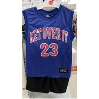 Elfindoll Japan Boy Athlete Clothing Sets & Outfits Size 110cm (Get Over It) -Blue