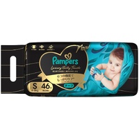 Pampers Luxury Silk Tape Diapers (Nappies) Size S 46 Pack (4-8KG) 黑金帮 奢宠帮