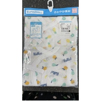 Elfindoll Japan Style Underwear Sleeveless 100% Cotton for Newborn Baby 2 Pack - 日本製无袖新生儿蝴蝶衣