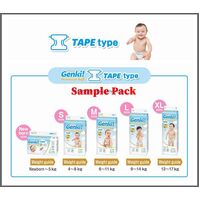 Genki Premium Nappies Size NB-XL (Sample Pack)