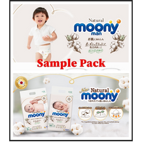 Moony Natural Nappies Size NB-L (Sample Pack)