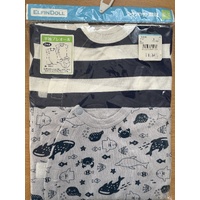Elfindoll 100% Cotton Baby Onesie 2 Packs Size 60-70cm - 连体内衣
