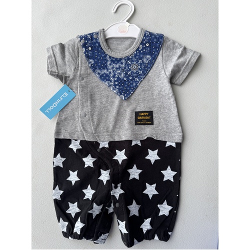 Elfindoll 100% Cotton Japan Baby Onesie Size 50-60cm  连体衣