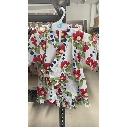 Nishimatsuya Jinbei Kimono Size 80-95cm 西松屋甚平和服