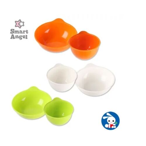 Smart Angel Baby Cup & Bowl 6-Piece Set (Green) 西松屋辅食碗6件