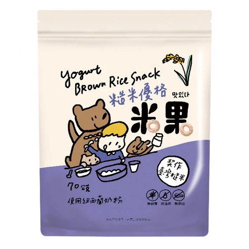 Brown Rice Snack Yogurt Flavour 70g (12m+) 