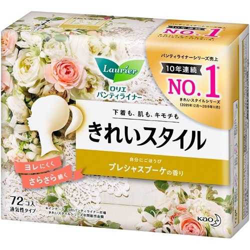 Laurier Kirei Sparkling Fruit Panty Liners 72pcs