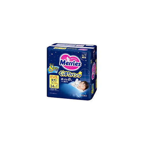 Merries Night Nappy Pants Size XXL 24 Pack (15-28KG) 