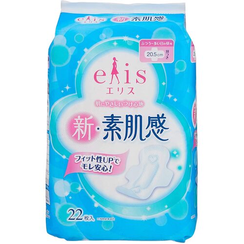 Elis Shin Suhadakan Regular Day Pads With Wings 20.5cm 22pcs 