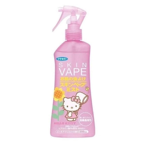 Fumakilla Skin Vape Mosquito Repellent Spray 200ml (6mth+) Peach scented