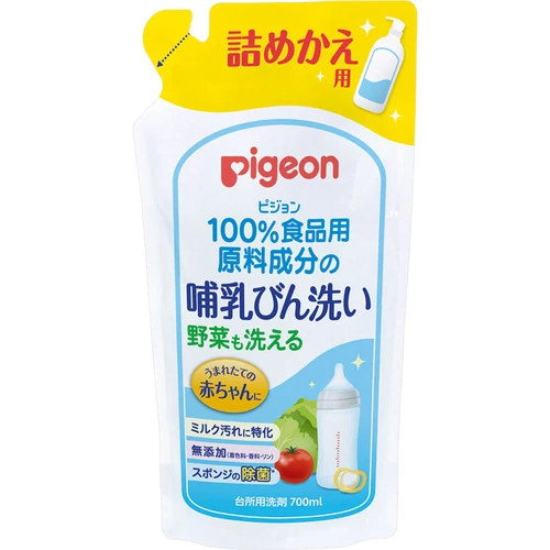 Pigeon Baby Bottle & Vegetable Washing Liquid Cleanser 700ml Refill 