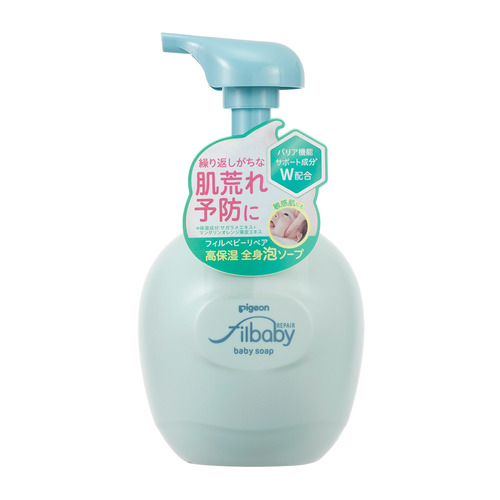 PIGEON Filbaby Repair High Moisturizing Foaming Body Wash 460ml for Babies 0m+