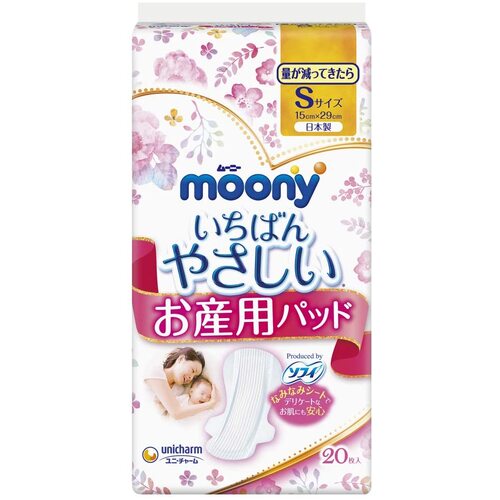 Moony Maternity Pads for Mothers-  Size S 29cm With Wings 20pcs