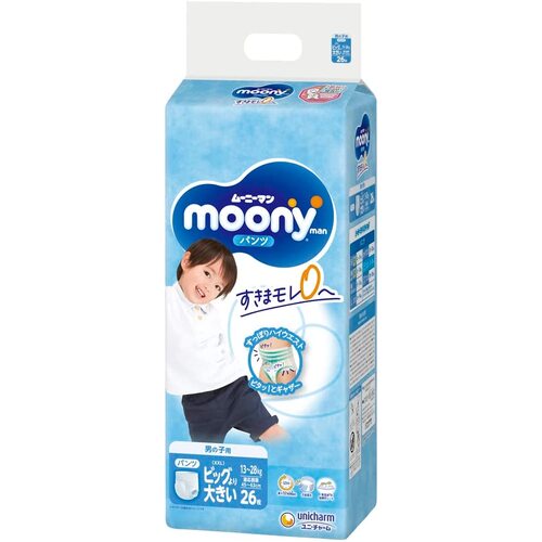 Moony Pants Size XXL 26PK (13-28KG) Boy 