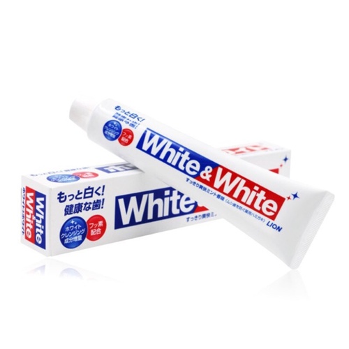 Lion White & White Toothpaste 150g 亮白去牙垢