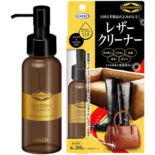 Uyeki Premium Leather Cleaner 100ml (Top End Mink Oil Liquid + Orange Oil + Vitamin E) 