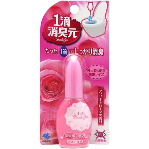 Kobayashi 1-Drop Liquid Toilet Deodorizer  Sweet Rose Scent 20ml  马桶除臭液花香味
