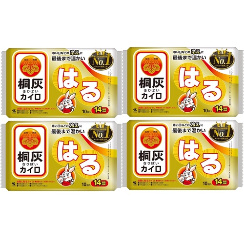 Kobayashi Kiribai Body Warming Patches 4Packs 40pcs (桐灰 暖宝宝)