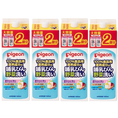 Pigeon Baby Bottle Liquid Cleanser Refill 4Packs (1400ml x4)