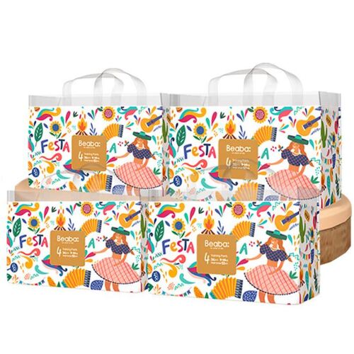 Beaba Nappy Pants Size L 1Carton 144pcs (L36x4) 9-14KG Jungle Rhapsody (Size 4 )丛林拉拉裤 -Clearance