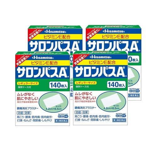 Salonpas Pain Relief Patch 4Packs (140 Patches x 4) 
